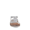 Sandalia Casual Trender color Plata para Mujer