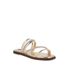 Sandalia Casual Trender color Oro para Mujer con Brillos