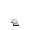 Sandalia Casual Trender color Plata para Mujer con Brillos