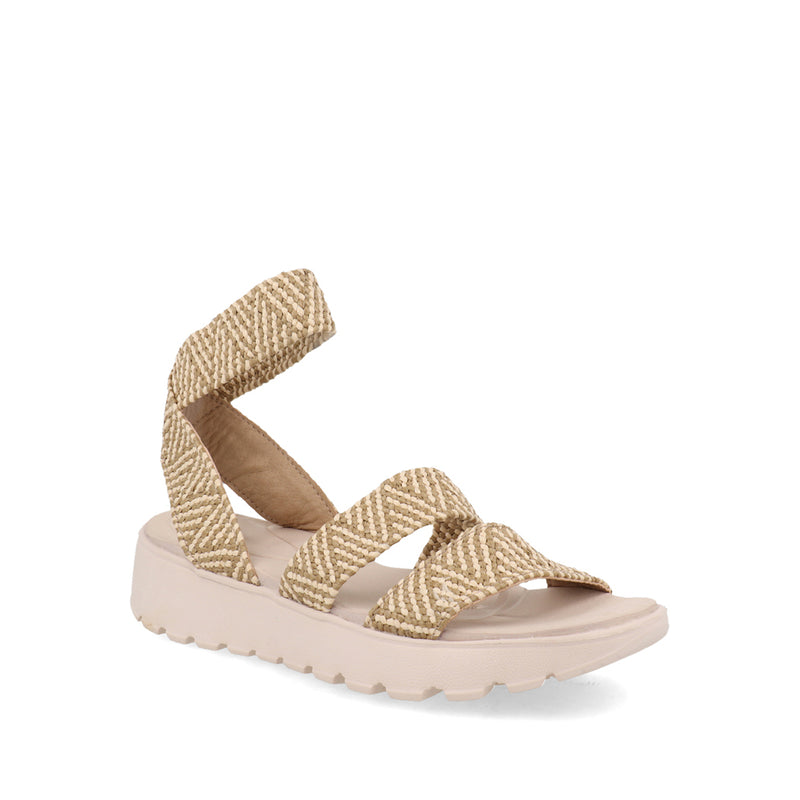 Sandalia Casual Trender color Beige para Mujer