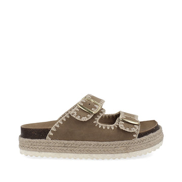 Sandalia Casual Trender color Cafe para Mujer