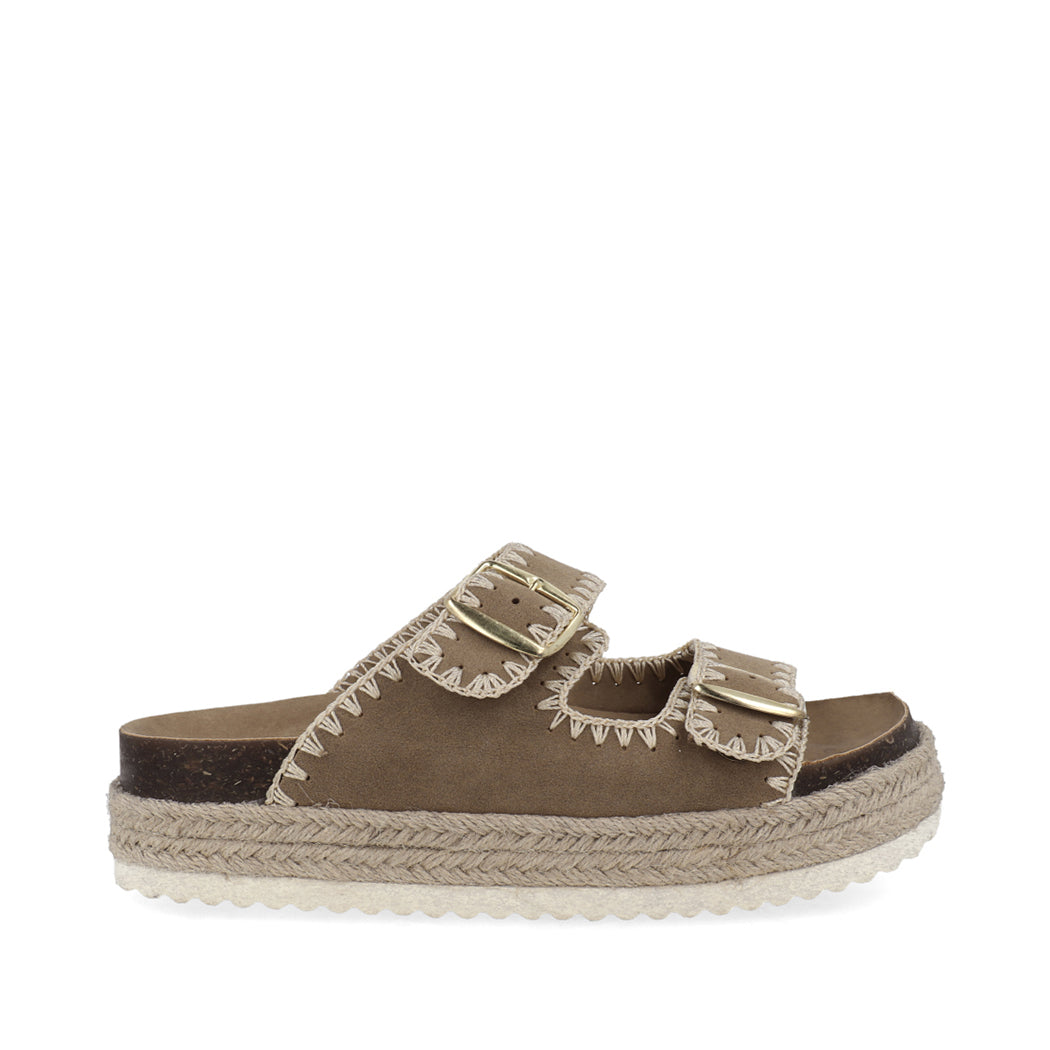 Sandalia Casual Trender color Cafe para Mujer