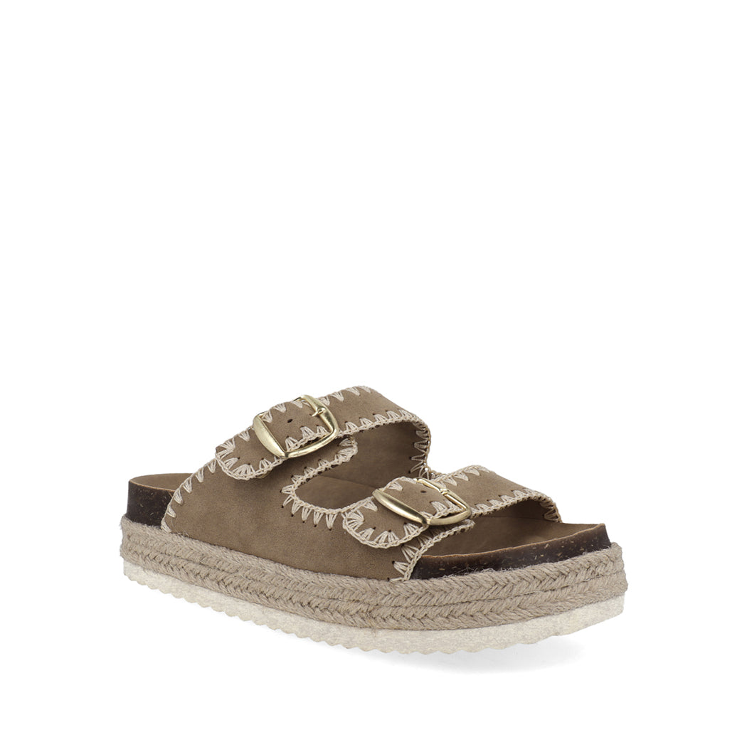 Sandalia Casual Trender color Cafe para Mujer