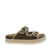 Sandalia Casual Trender color Verde para Mujer