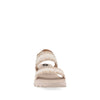 Sandalia Casual Trender color Latte para Mujer