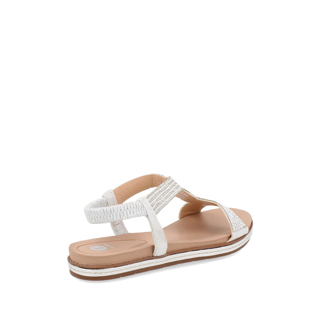 Sandalia Casual Trender color Gris para Mujer