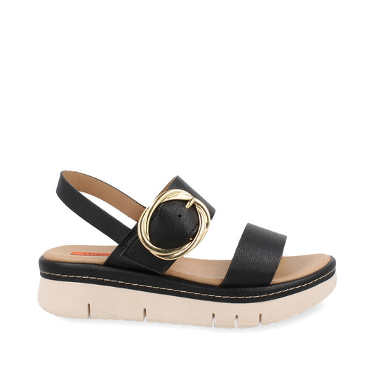 Sandalia Casual Trender color Negro para Mujer