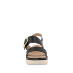 Sandalia Casual Trender color Negro para Mujer