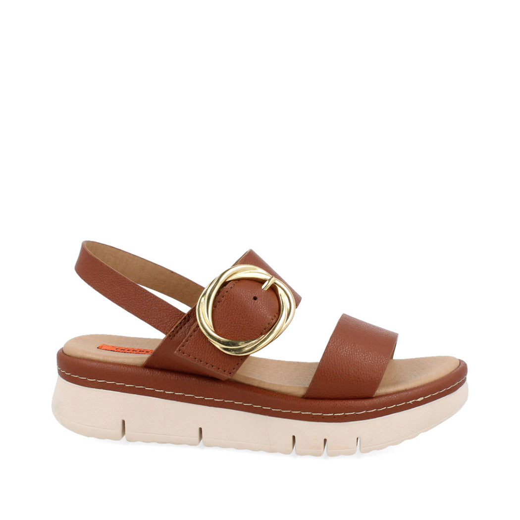 Sandalia Casual Trender color Tan para Mujer