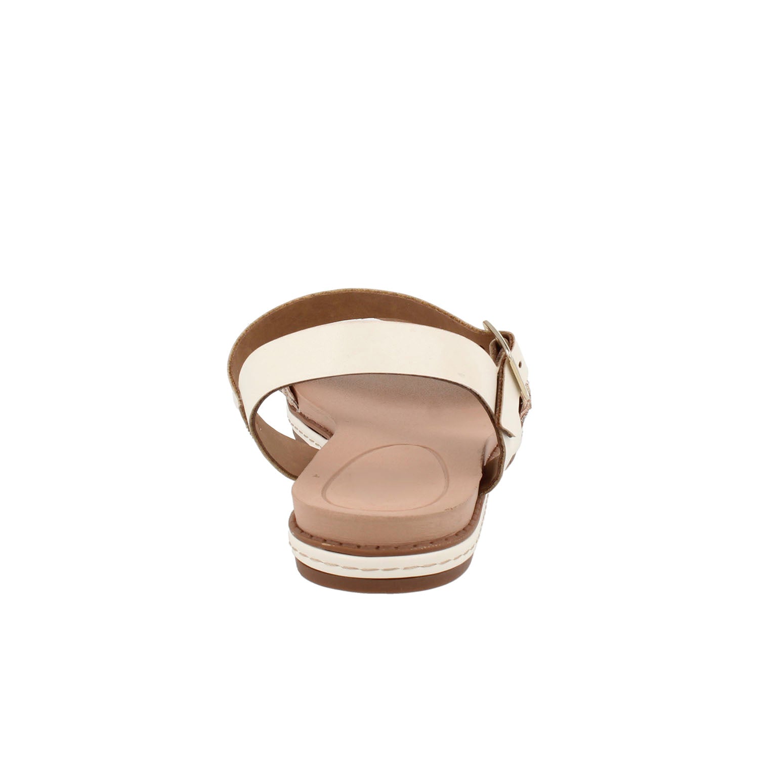 Sandalia Casual Trender color Latte para Mujer