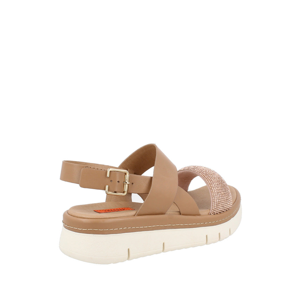 Sandalia Casual Trender color Beige para Mujer