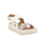 Sandalia Casual Trender color Plata para Mujer