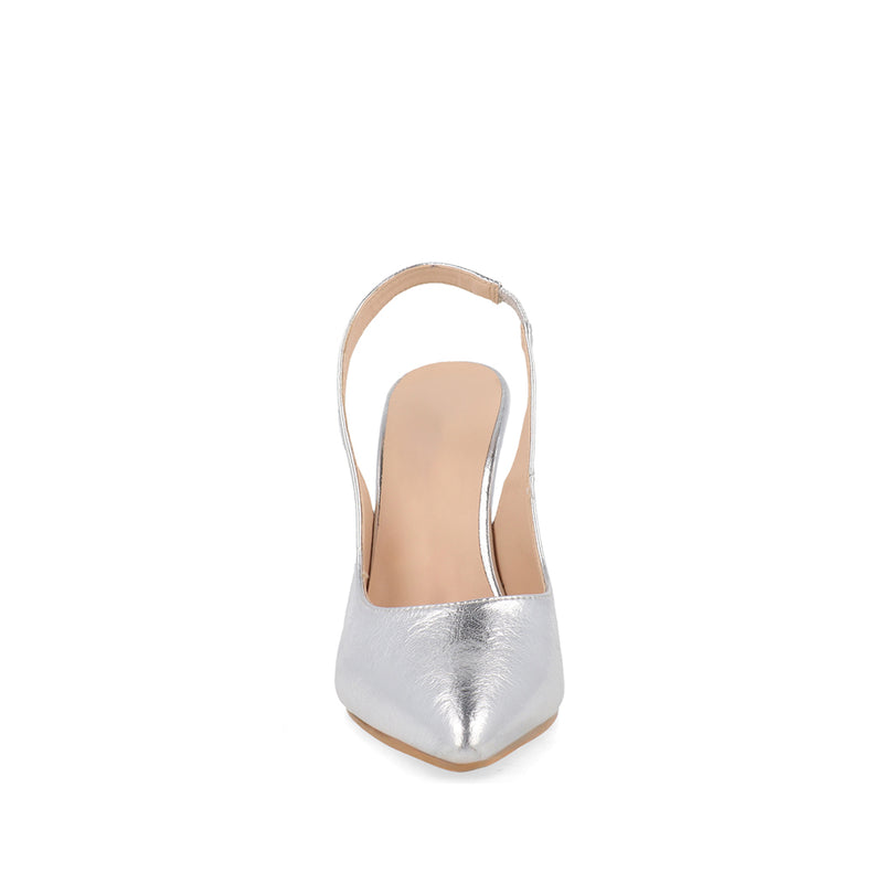 Zapatilla De Vestir Trender color Plata para Mujer