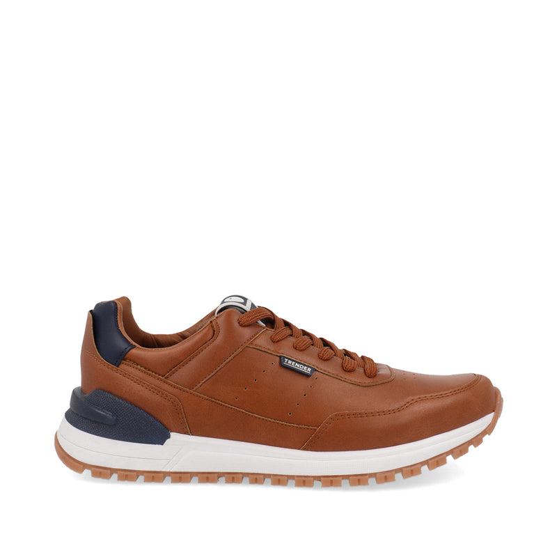 Tenis Urbano Trender color Camel para Hombre