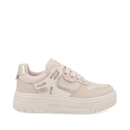 Tenis Urbano Trender color Beige para Mujer