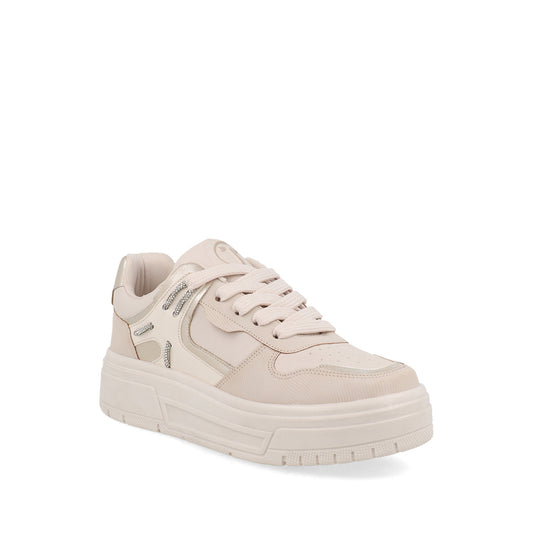 Tenis Urbano Trender color Beige para Mujer
