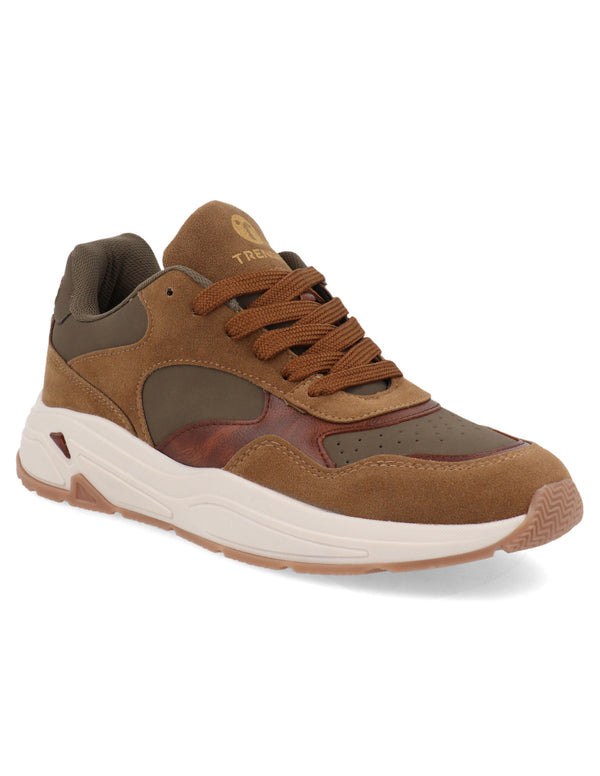 Tenis Urbano Trender color Cafe para Hombre