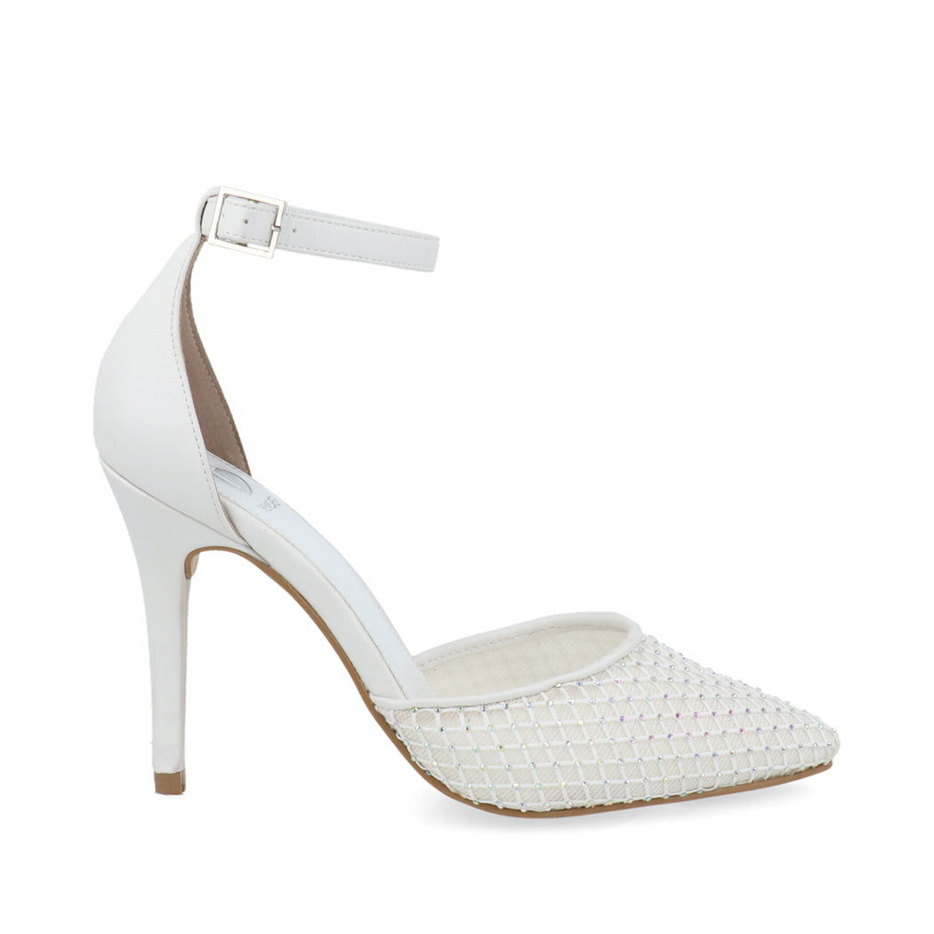Zapatilla de Fiesta Trender color Blanco para Mujer