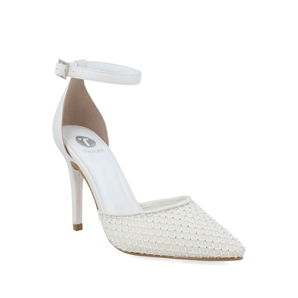 Zapatilla de Fiesta Trender color Blanco para Mujer