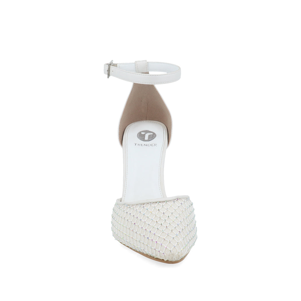 Zapatilla de Fiesta Trender color Blanco para Mujer
