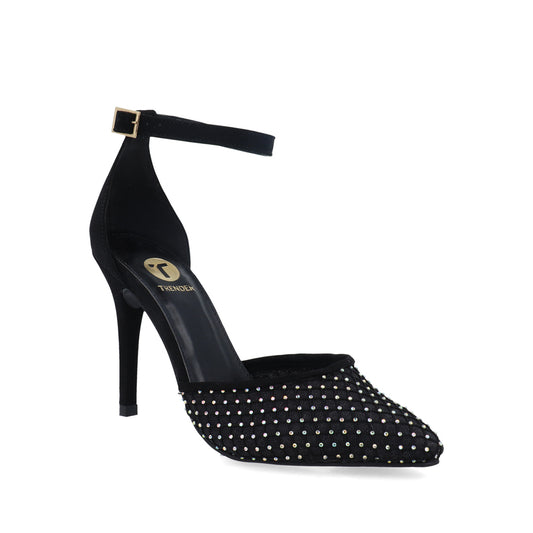Zapatilla de Fiesta Trender color Negro para Mujer