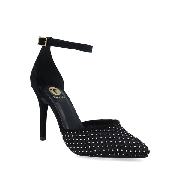Zapatilla de Fiesta Trender color Negro para Mujer