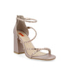 Zapatilla de Fiesta Trender color Oro para Mujer