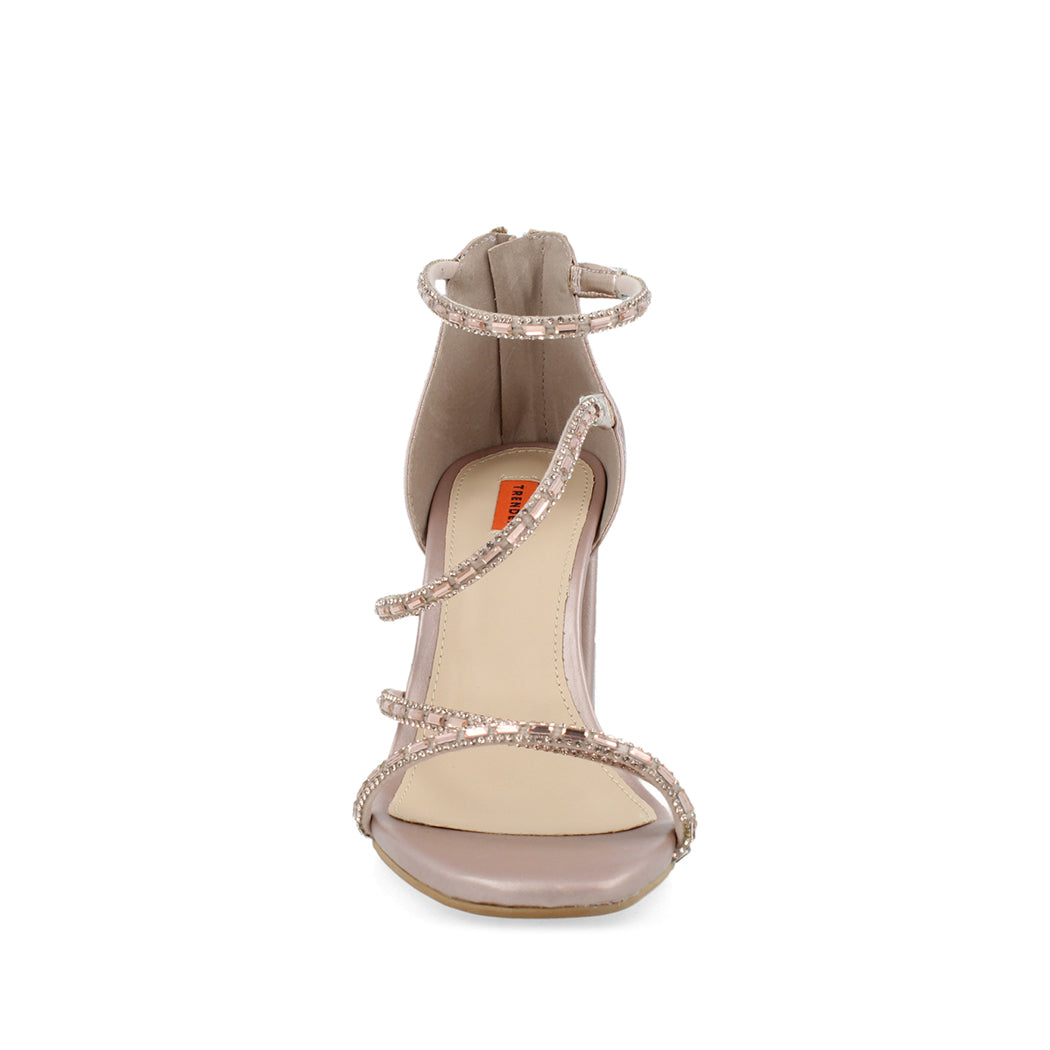 Zapatilla de Fiesta Trender color Oro para Mujer