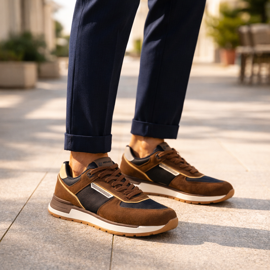 Tenis Urbano Trender color Cafe  para Hombre