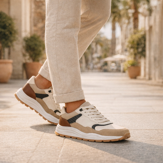 Tenis Urbano Trender color Beige para Hombre