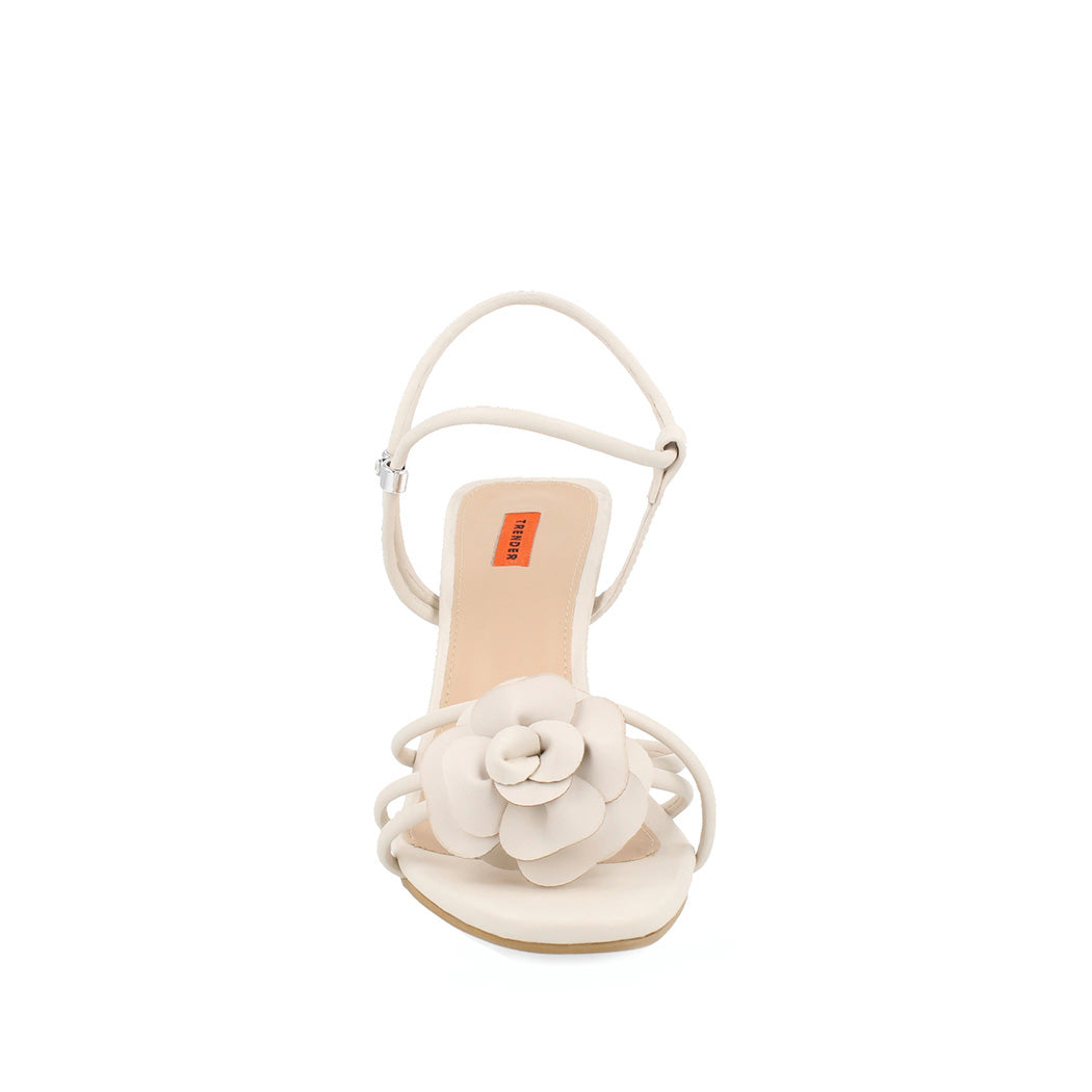 Sandalia Casual Trender color Latte  para Mujer