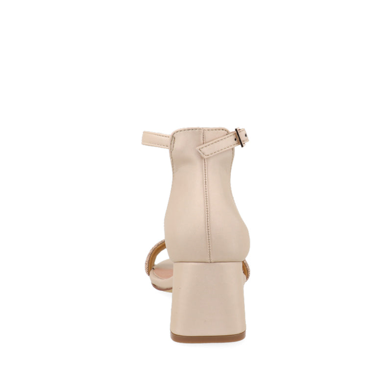 Sandalia de Tacón Trender color  Latte para Mujer