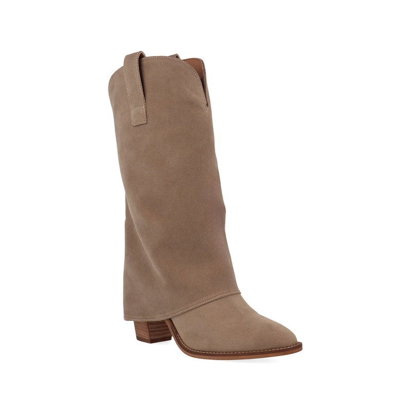 Bota Casual Trender color Arena para Mujer