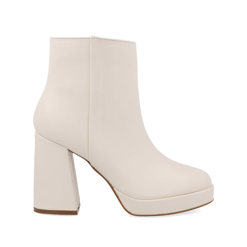 Botin Casual Xlondres color Latte para Mujer