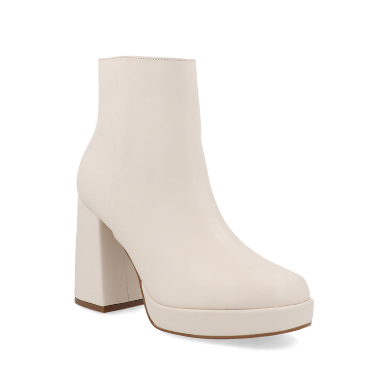 Botin Casual Xlondres color Latte para Mujer