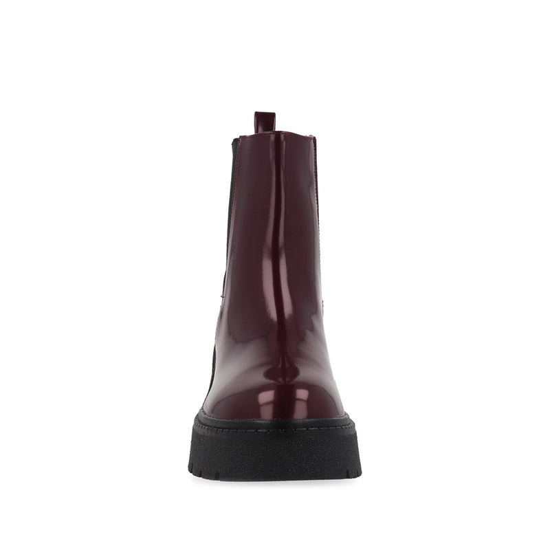 Botin Casual Xlondres color Vino para Mujer