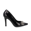 Zapatilla de Vestir Trender color Negro para Mujer con detalle de moño