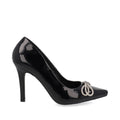 Zapatilla de Vestir Trender color Negro para Mujer con detalle de moño