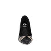 Zapatilla de Vestir Trender color Negro para Mujer con detalle de moño