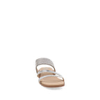 Sandalia Casual Trender color Plata para Mujer