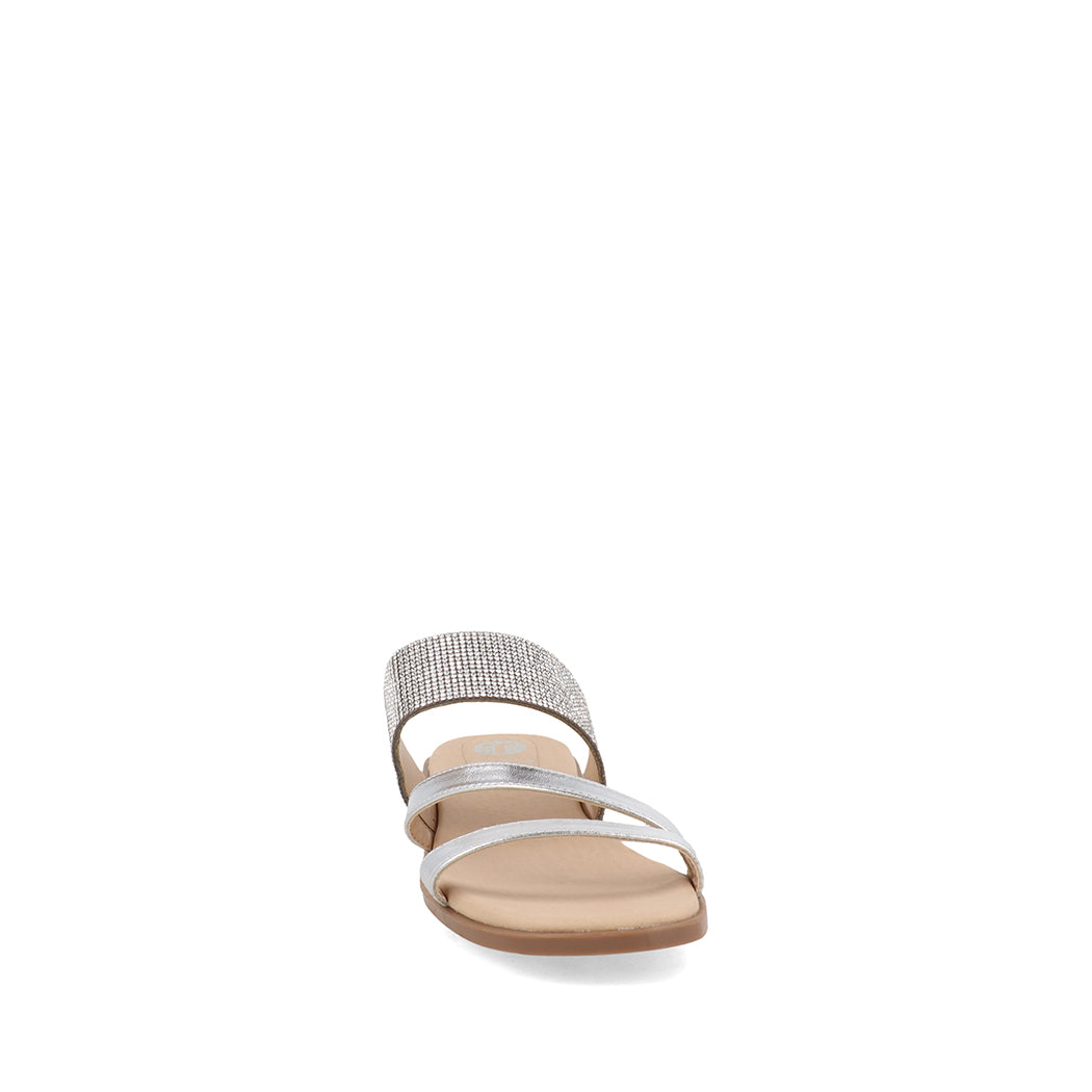 Sandalia Casual Trender color Plata para Mujer