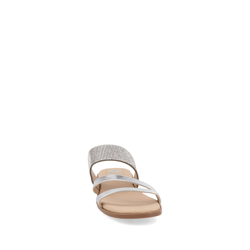 Sandalia Casual Trender color Plata para Mujer