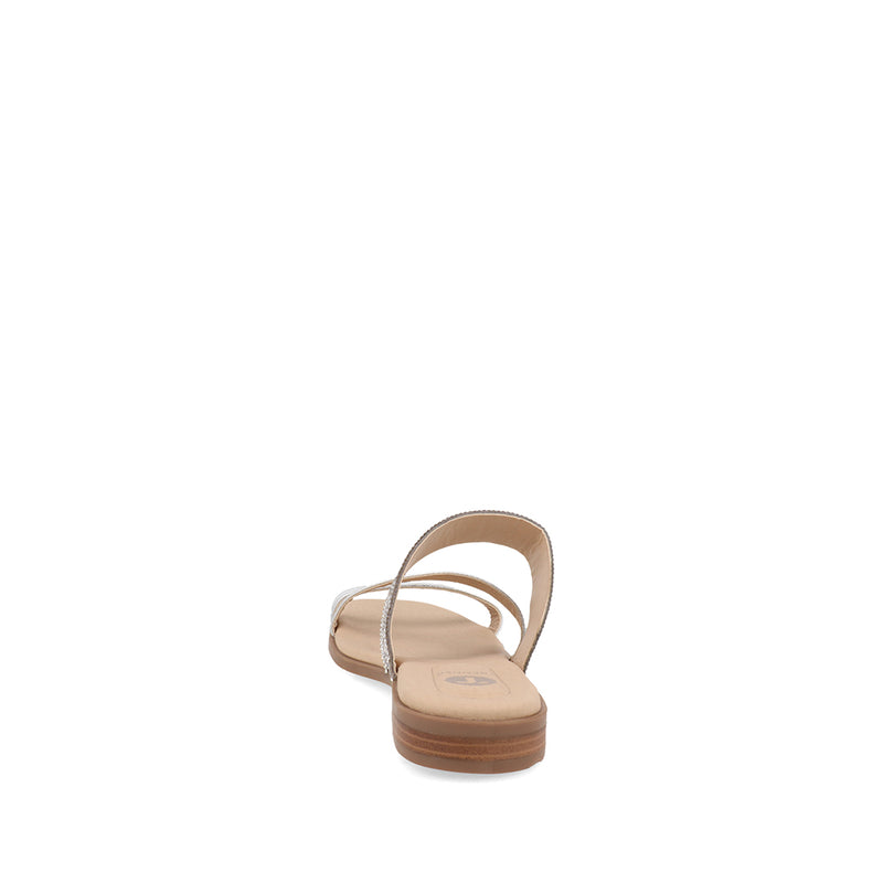 Sandalia Casual Trender color Plata para Mujer
