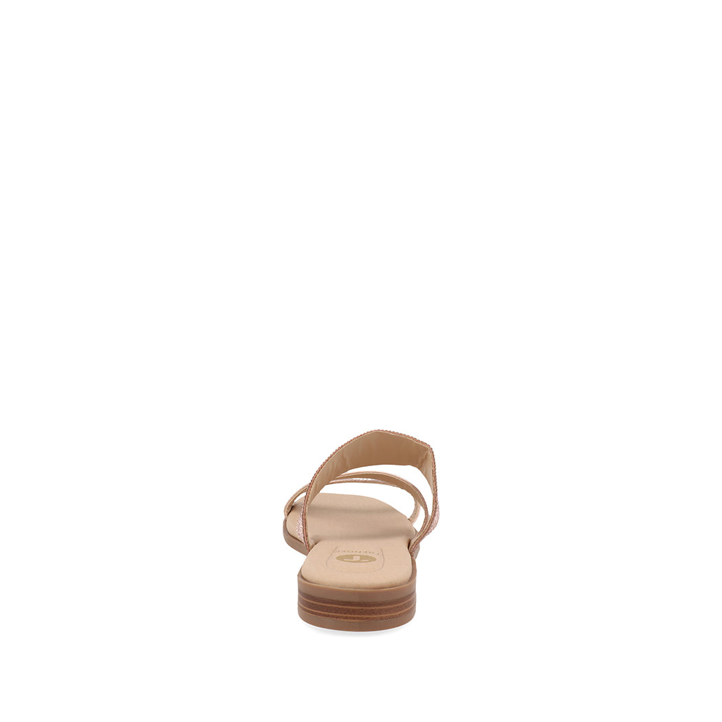 Sandalia Casual Trender color Oro para Mujer