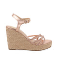 Sandalia Casual Trender color Oro para Mujer