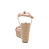 Sandalia Casual Trender color Oro para Mujer