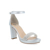 Zapatilla de Fiesta Trender color Plata para Mujer