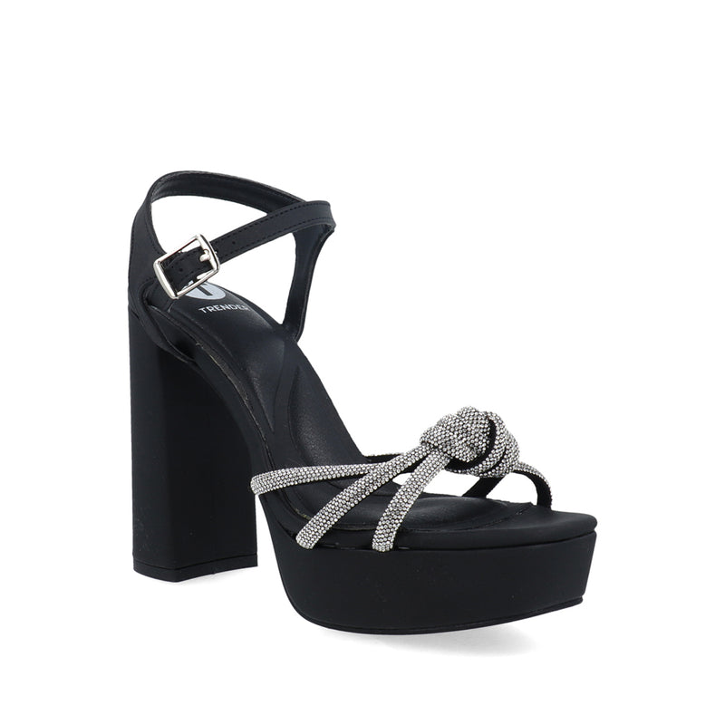 Zapatilla de Fiesta Trender color Negro para Mujer
