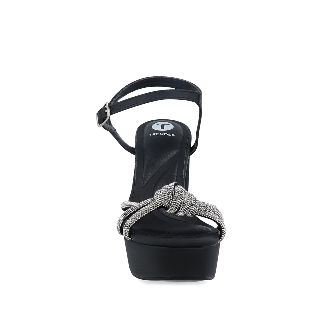 Zapatilla de Fiesta Trender color Negro para Mujer