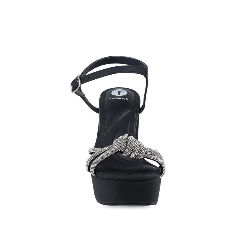 Zapatilla de Fiesta Trender color Negro para Mujer
